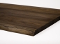 Preview: Worktop Tabletop Stair landing Smoked Oak Rustic 40x800x900 mm, natural oiled